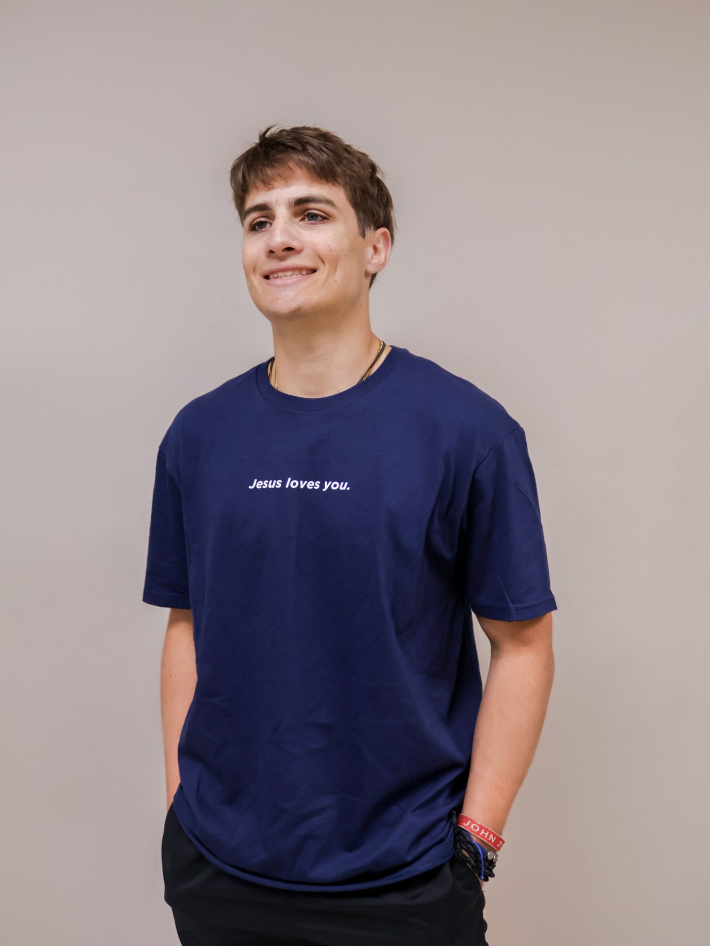 "Jesus Loves You" shirt